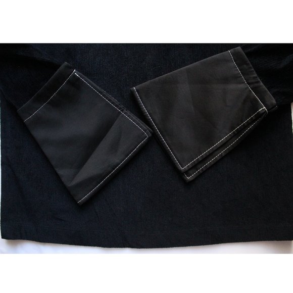 J.W Anderson Ring-Pull Long Sleeve Top / US 2 / Maglie Blue Chenille Flared Cuff - Picture 9 of 12